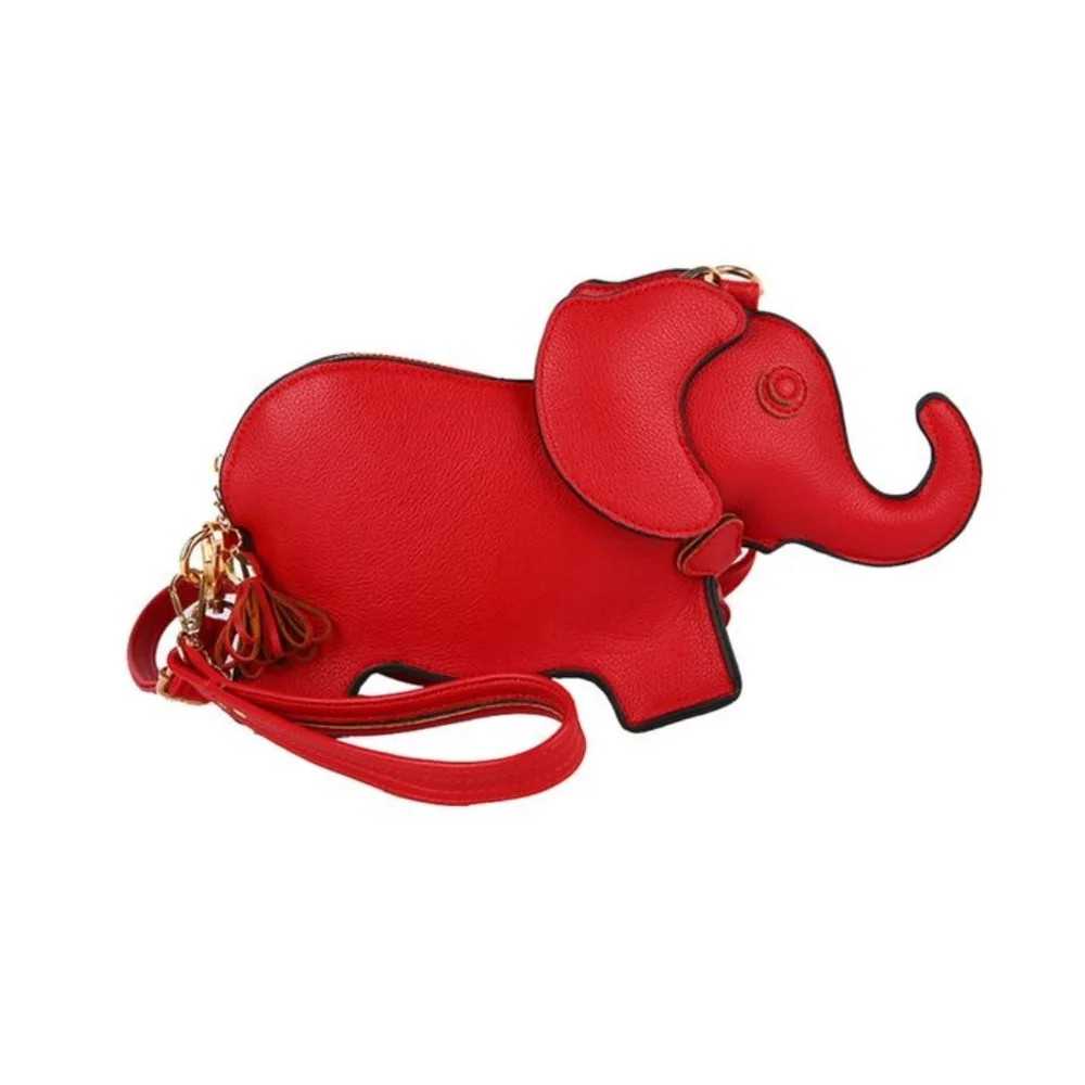 Red Elephant Crossbody Clutch Bag DST - Picture 5 of 5